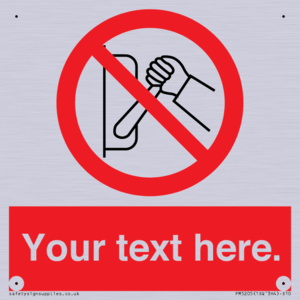 Custom Do Not Operate Sign